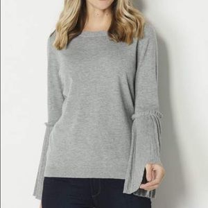 Lumiere Pleated Bell Sleeve Sweater